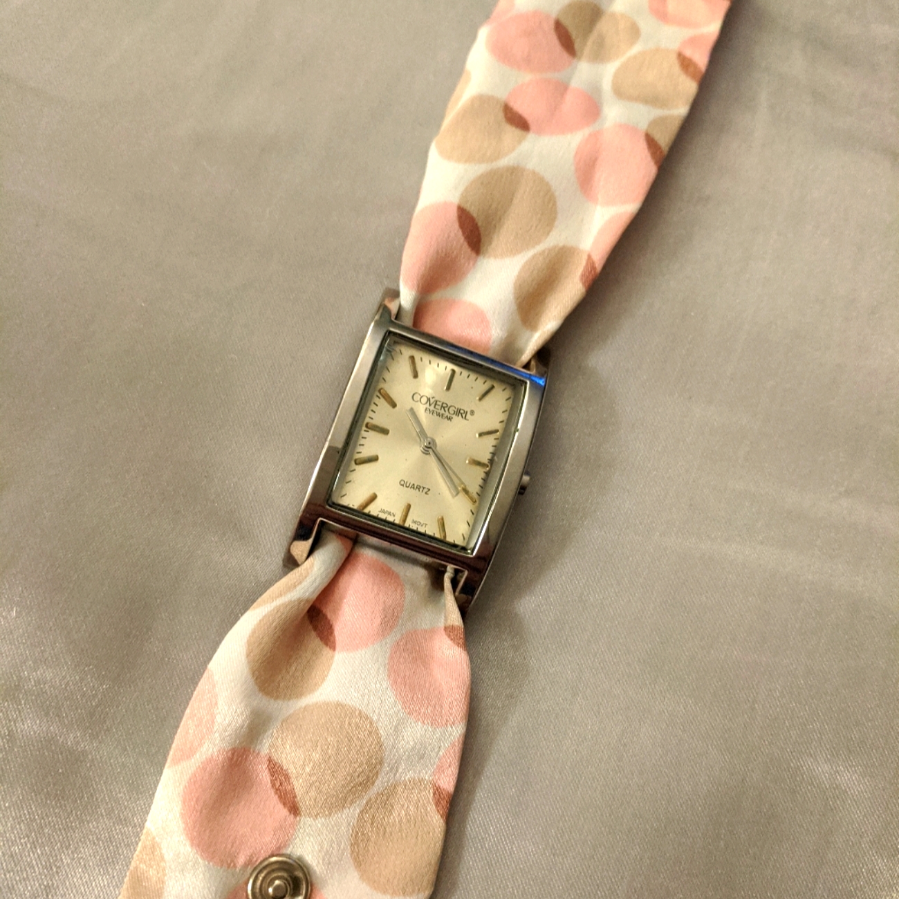 Vintage Covergirl Fabric Watch